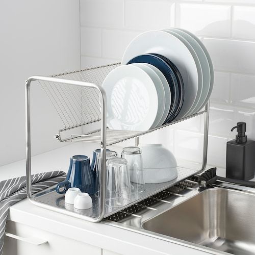 GIÁ INOX ÚP BÁT ĐĨA 2 TẦNG ORDNING IKEA