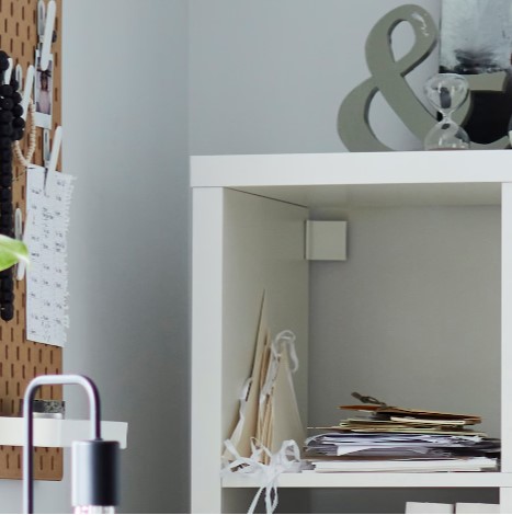 BỘ GIÁ ĐỠ KALLAX IKEA - TRẮNG 77x77 cm