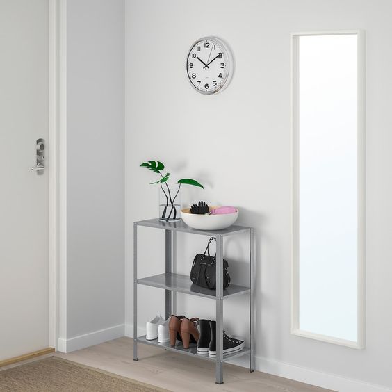 GIÁ KỆ ĐA NĂNG 3 TẦNG HYLLIS IKEA - XÁM 60x27x74 cm