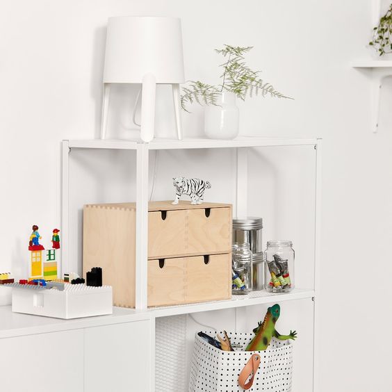 GIÁ KỆ ĐA NĂNG BAGGEBO IKEA - TRẮNG 60x25x116 cm