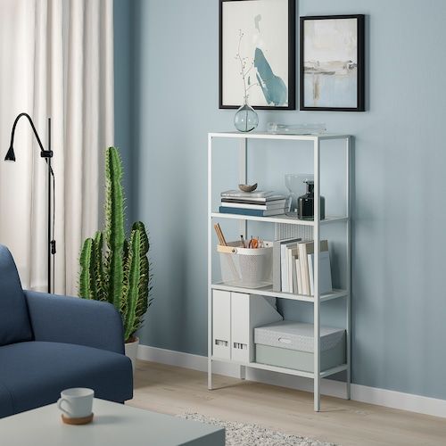 GIÁ KỆ ĐA NĂNG BAGGEBO IKEA - TRẮNG 60x25x116 cm