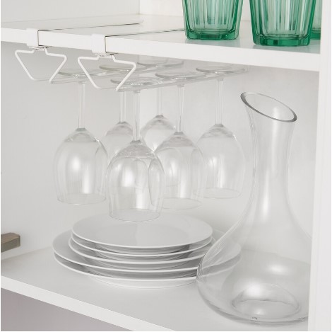 GIÁ KẸP TỦ BẾP ĐA NĂNG PÅLYCKE IKEA - TRẮNG 36x26x14 cm