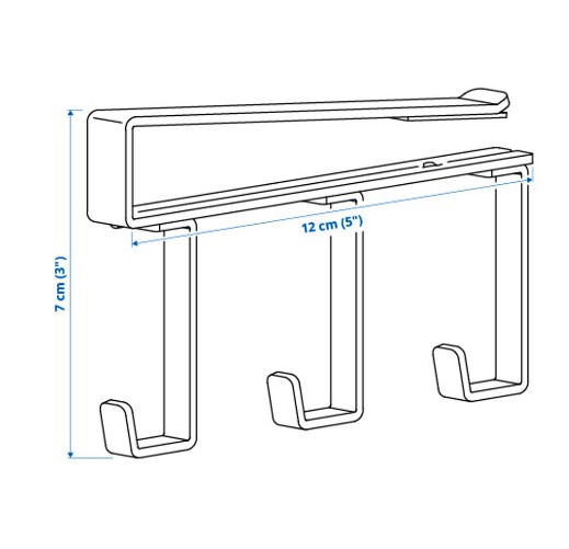 GIÁ MÓC KẸP PÅLYCKE IKEA - TRẮNG