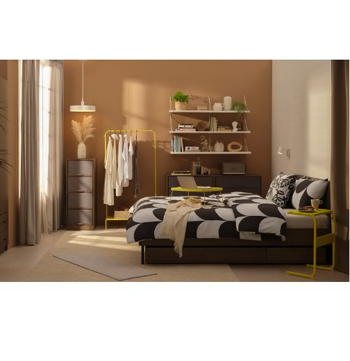 BÀN PHỤ BRUKSVARA IKEA - VÀNG 42x30 cm
