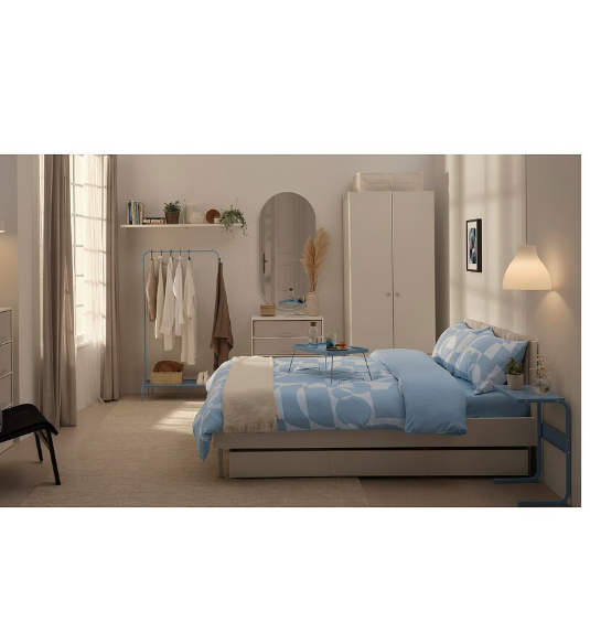 BÀN KHAY BRUKSVARA IKEA - XANH DA TRỜI