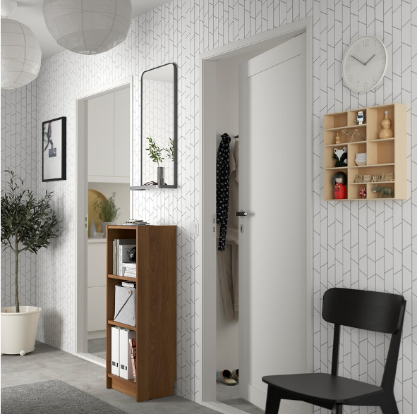 GIÁ SÁCH NÔNG BILLY IKEA - NÂU 40x28x106 cm