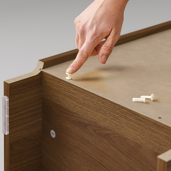 GIÁ SÁCH NÔNG BILLY IKEA - NÂU 40x28x106 cm