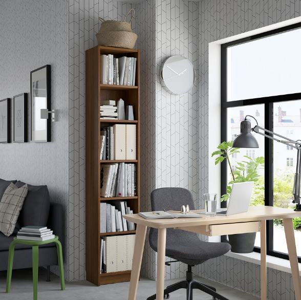 GIÁ SÁCH BILLY  IKEA - NÂU 40x28x202 cm