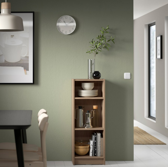 GIÁ SÁCH NÔNG BILLY IKEA - MÀU SỒI 40x28x106 cm