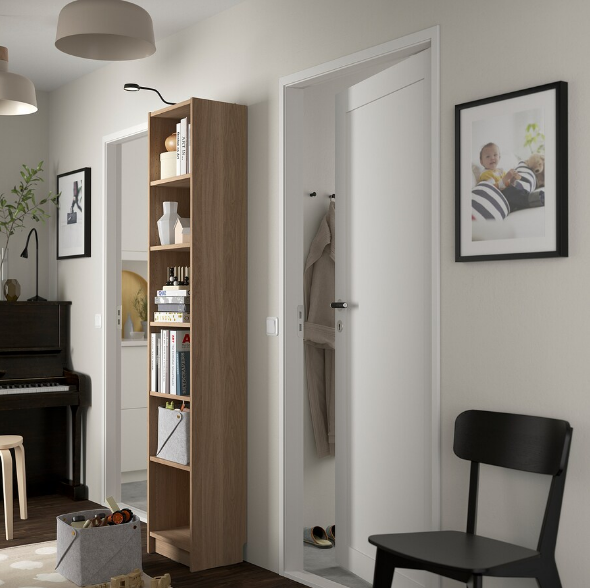 GIÁ SÁCH BILLY  IKEA - MÀU SỒI 40x28x202 cm