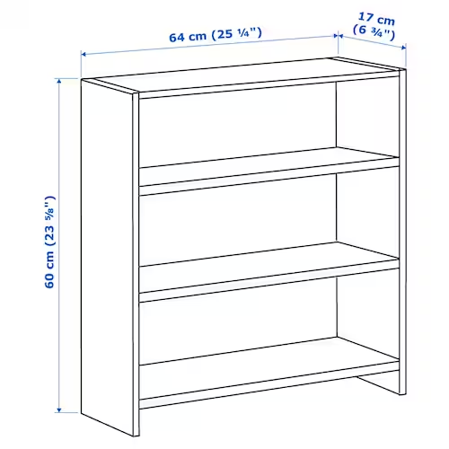 GIÁ SÁCH TRÊN BÀN PÅHL IKEA - TRẮNG 64x60 cm