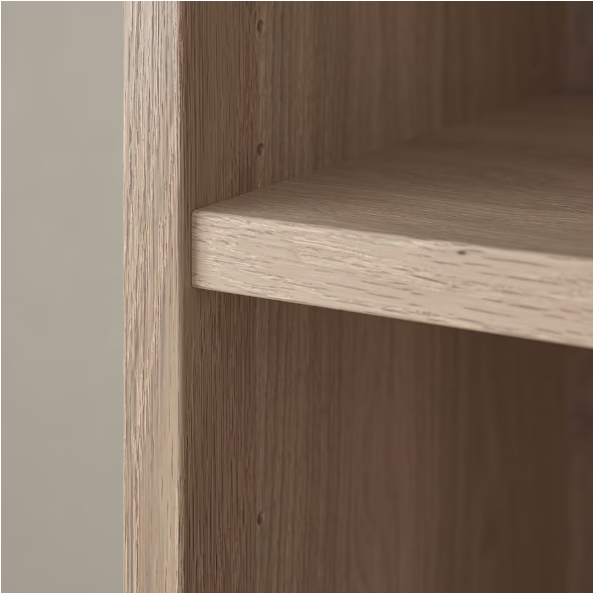 GIÁ SÁCH BILLY IKEA THẤP - MÀU SỒI 80x28x106 cm