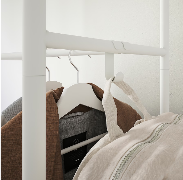 GIÁ TREO ĐỒ MACKAPÄR IKEA - TRẮNG 78x32x200cm