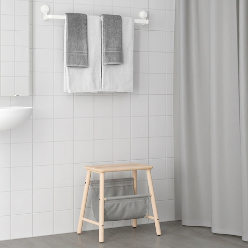 GIÁ TREO KHĂN HÚT CHÂN KHÔNG TISKEN IKEA - TRẮNG