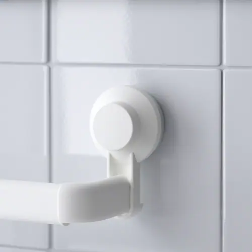 GIÁ TREO KHĂN HÚT CHÂN KHÔNG TISKEN IKEA - TRẮNG