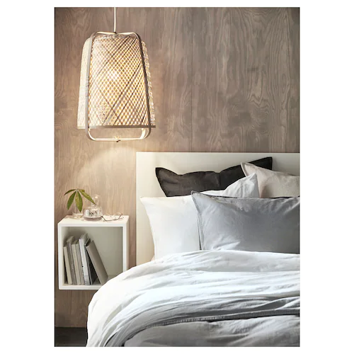 GIÁ VUÔNG TREO TƯỜNG EKET IKEA - TRẮNG 35x25x35 cm