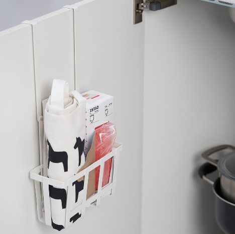 GIỎ KẸP CÁNH CỬA TỦ BẾP PÅLYCKE IKEA - TRẮNG