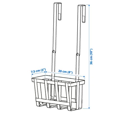 GIỎ KẸP CÁNH CỬA TỦ BẾP PÅLYCKE IKEA - TRẮNG