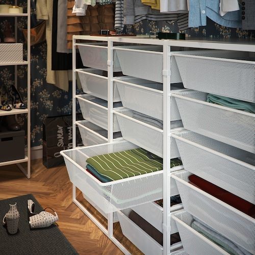 GIỎ LƯỚI JONAXEL IKEA - TRẮNG