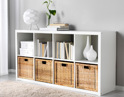 GIỎ LƯU TRỮ BRANÄS IKEA - MÂY 32x34x32 cm