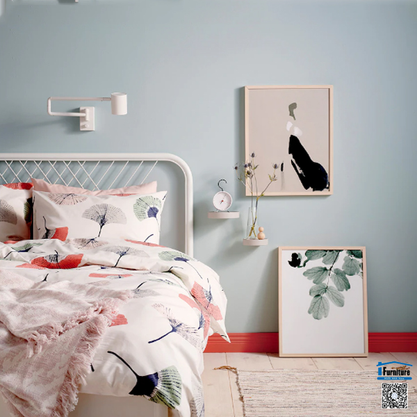 GIƯỜNG NESTTUN IKEA - Màu trắng (120x200 cm)