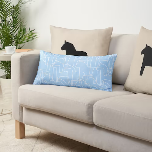 GỐI TỰA HÄSTHAGE IKEA - XANH 30x60 cm