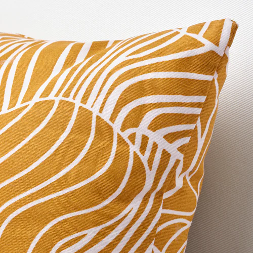 GỐI SVAMPMAL IKEA - VÀNG/TRẮNG 30x58 cm