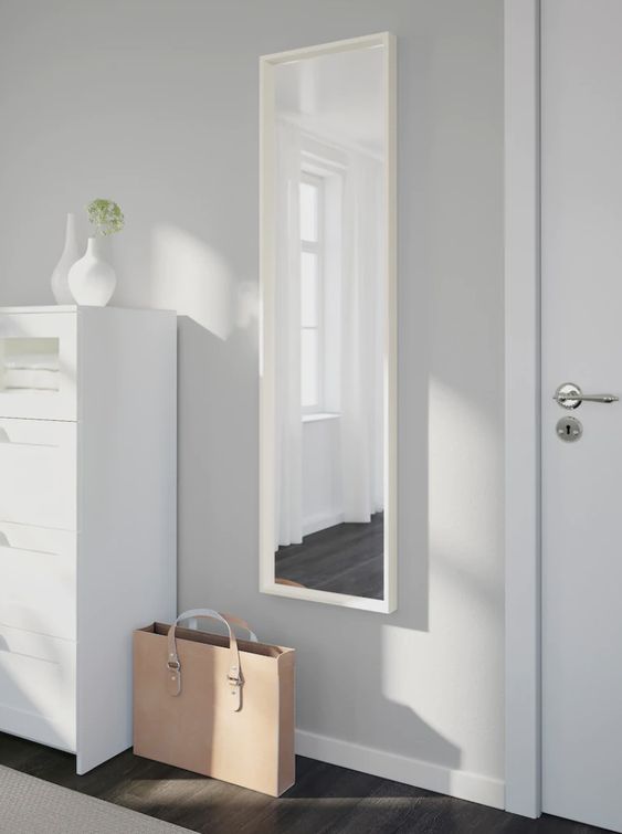 GƯƠNG NISSEDAL IKEA - TRẮNG 40X150 CM