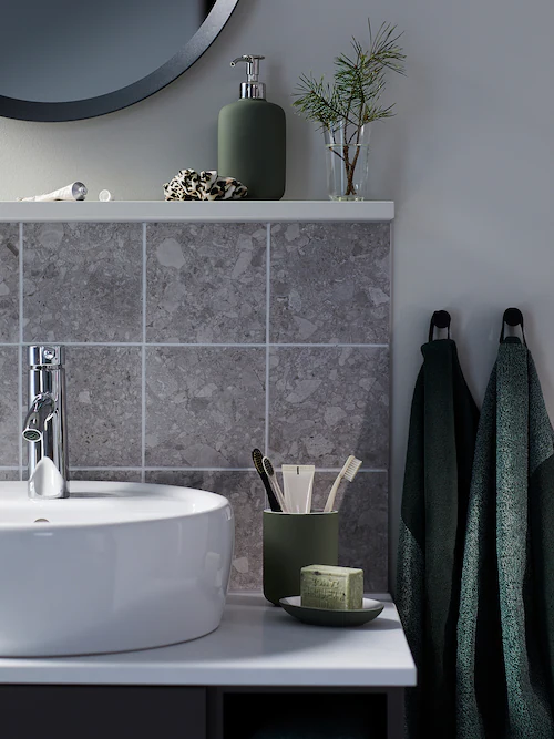 HỘP ĐỰNG XÀ PHÒNG EKOLN IKEA - XÁM XANH