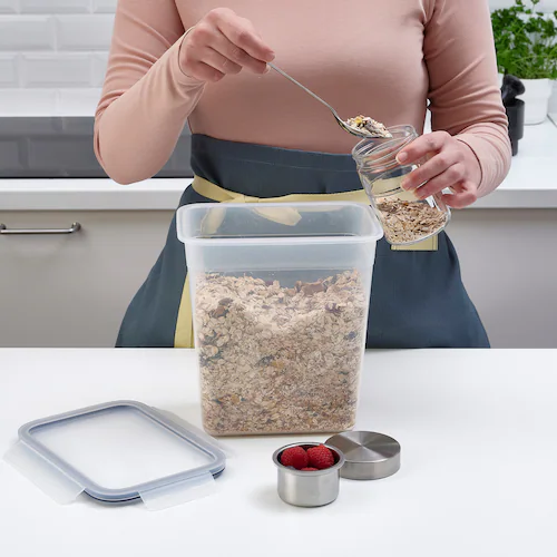 HỘP NHỰA CÓ NẮP IKEA 365 - CHỮ NHẬT 4,2 L