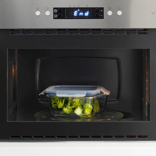 HỘP THỦY TINH CÓ NẮP IKEA 365 - VUÔNG 600 ml