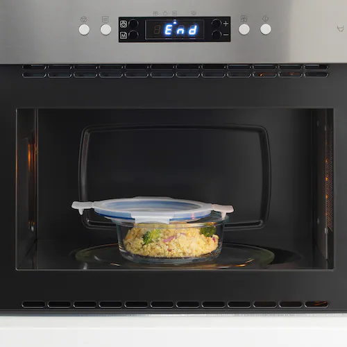 HỘP THỦY TINH TRÒN IKEA 365 CÓ NẮP 400 ml