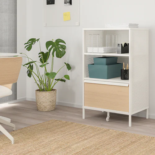 HỘP LƯU TRỮ CÓ NẮP KUGGIS IKEA - XANH NGỌC 26x35x15 cm