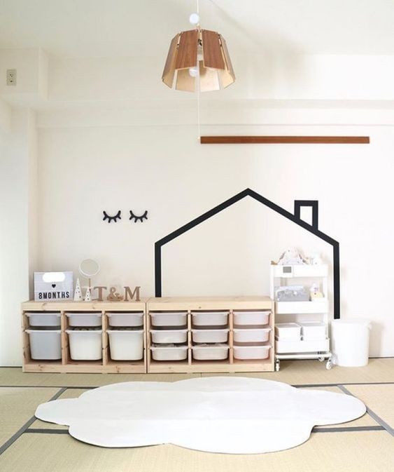 HỘP NHỰA ĐỰNG ĐỒ CHƠI TROFAST IKEA - TRẮNG 42x30x23 cm