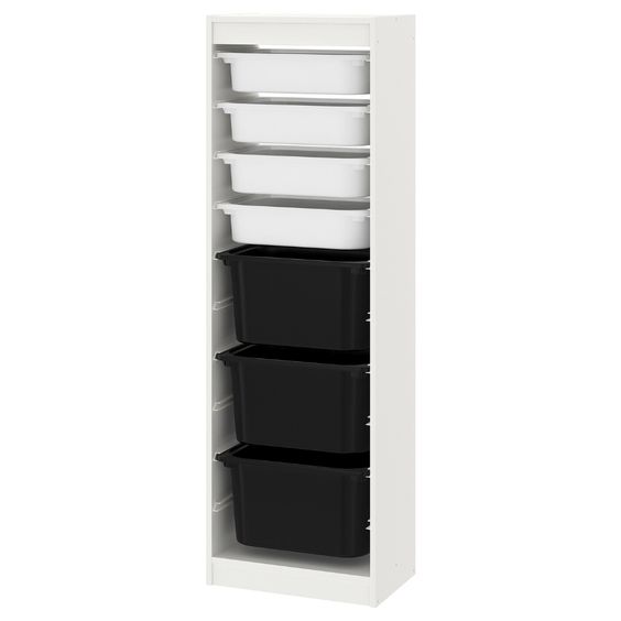 KỆ KHUNG CAO TROFAST IKEA  - TRẮNG 46x30x146 cm
