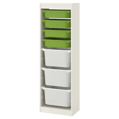KỆ KHUNG CAO TROFAST IKEA  - TRẮNG 46x30x146 cm