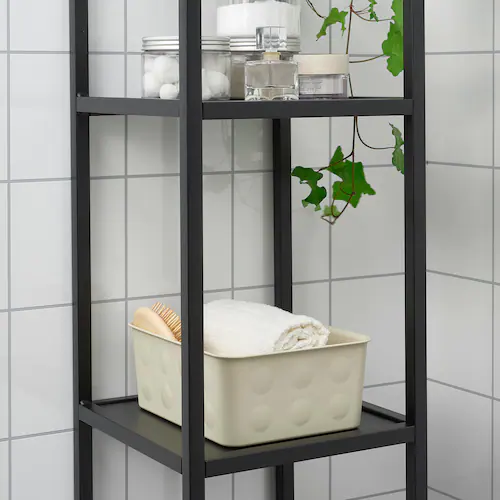 HỘP NHỰA NOJIG IKEA - BE 20x25x10 cm