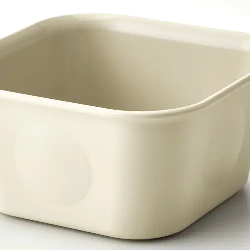 HỘP NHỰA NOJIG IKEA - BE 10x10x5 cm