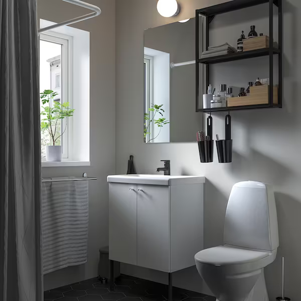 HỘP ĐỰNG ĐỒ SKATTÅN IKEA - ĐEN
