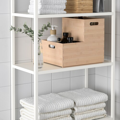 HỘP LƯU TRỮ UPPDATERA IKEA - TRE 24x32x15 cm