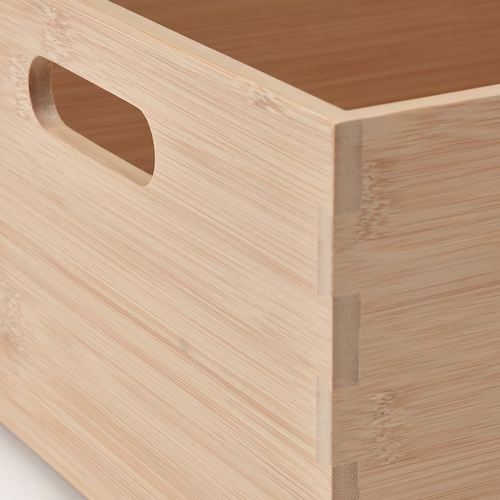 HỘP LƯU TRỮ UPPDATERA IKEA - TRE 24x32x15 cm
