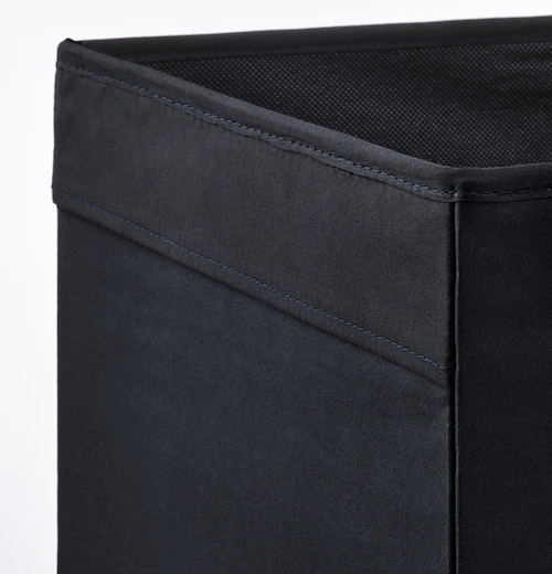 HỘP VẢI ĐA NĂNG DRÖNA IKEA - ĐEN 33x38x33 cm