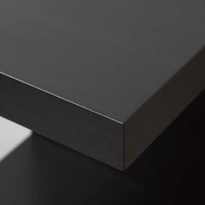KỆ TREO TƯỜNG LACK - NÂU/ĐEN 30x28x190 cm