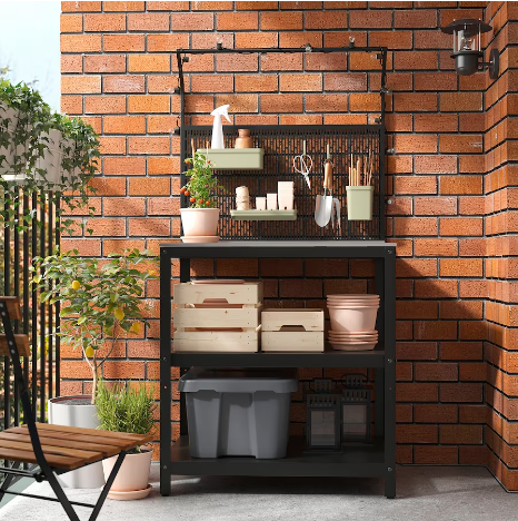 KỆ BÀN CÓ GIÁ NGOÀI TRỜI GRILLSKÄR IKEA 86x61x176 cm