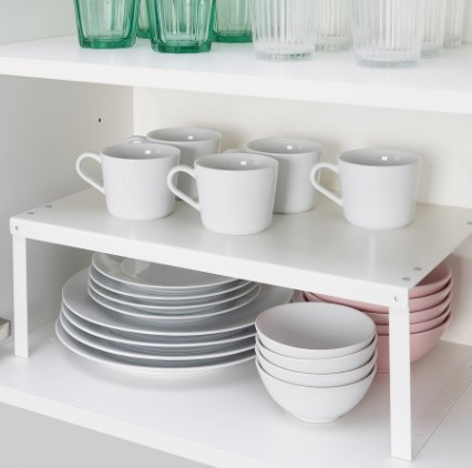 KỆ CHIA TỦ BẾP VARIERA IKEA - TRẮNG 46x29x16 cm