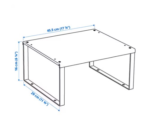 KỆ CHIA TỦ BẾP VARIERA IKEA - TRẮNG 46x29x16 cm