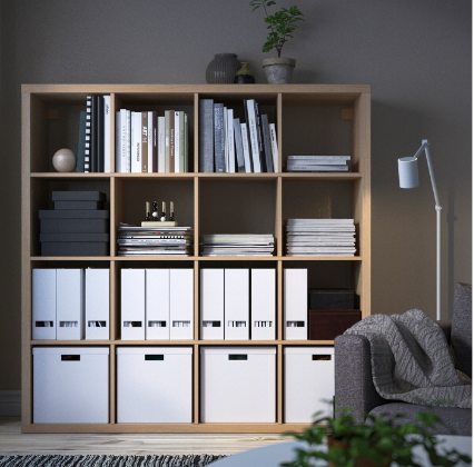 KỆ ĐA NĂNG KALLAX IKEA - SỒI TRẮNG 147x147 cm