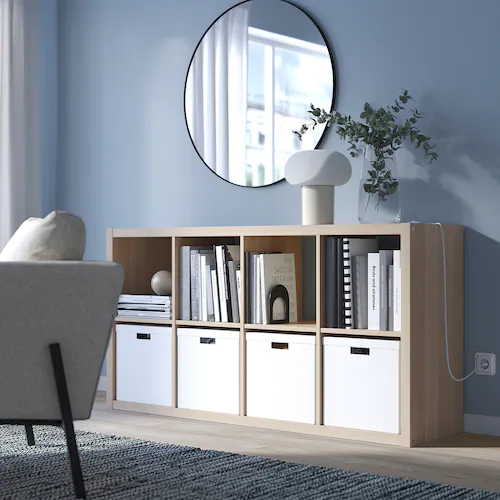 KỆ ĐA NĂNG KALLAX IKEA - GỖ SỒI 77x147 cm