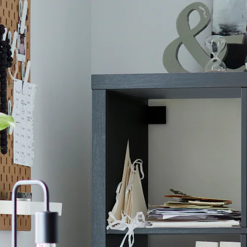 KỆ ĐA NĂNG KALLAX IKEA - NÂU ĐEN 112x147 cm