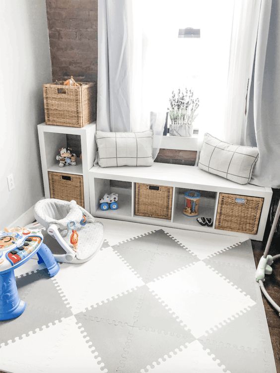 TỦ / KỆ KALLAX IKEA - TRẮNG 42x147 cm